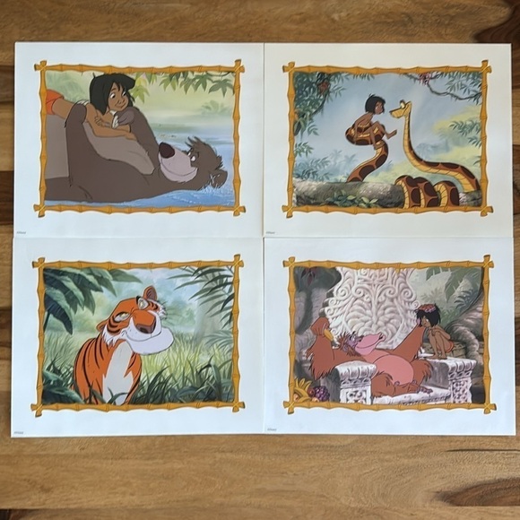 Disney Store Exclusive The Jungle Book Lithograph Set - Picture 4 of 8